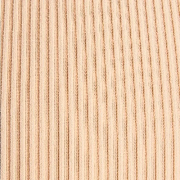 Garage Peach Ribbed Crop Top - Picture 4 of 7